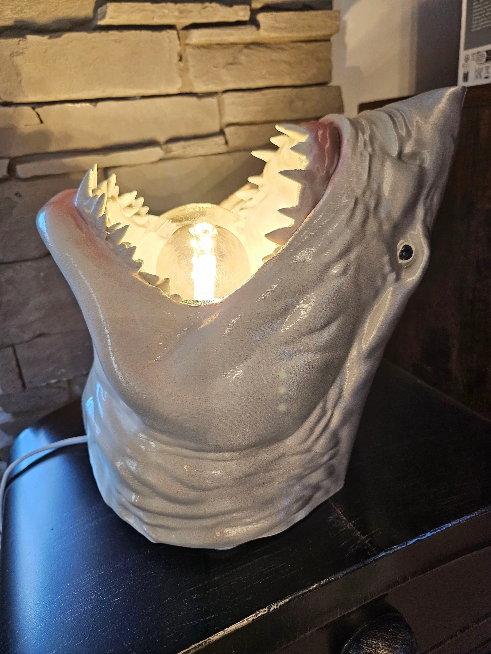 Lampe grand Requin blanc – photo 16
